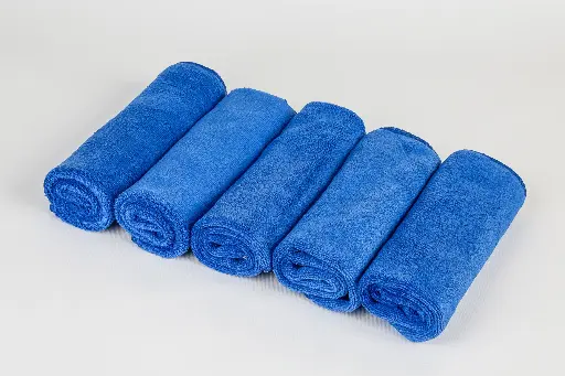 [CDB-1006] Blue microfiber cloths (set of 5)